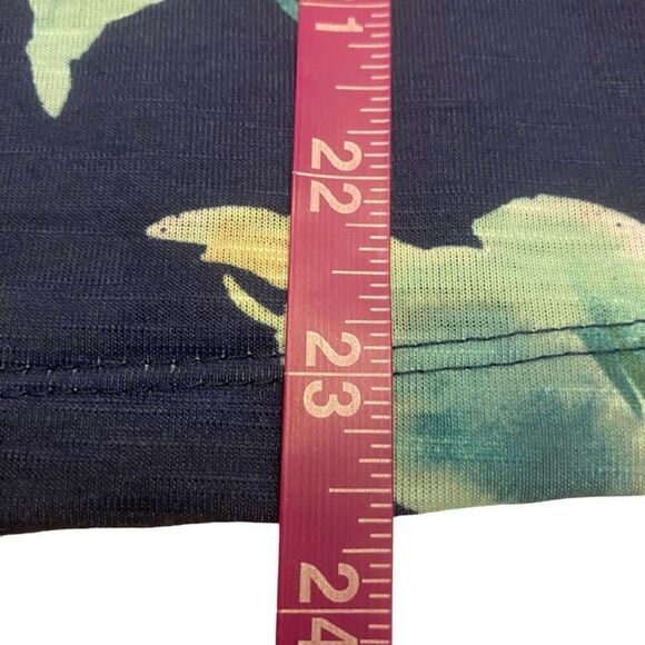 Alfred Dunner Boho Vibes Watercolor Floral Top 3/4 Sleeves Sz L petite - Picture 14 of 14